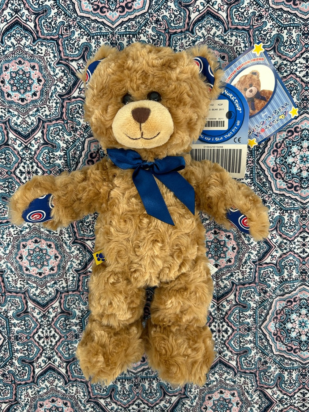 Build A Bear BAB Chicago Cubs 2011 Bear